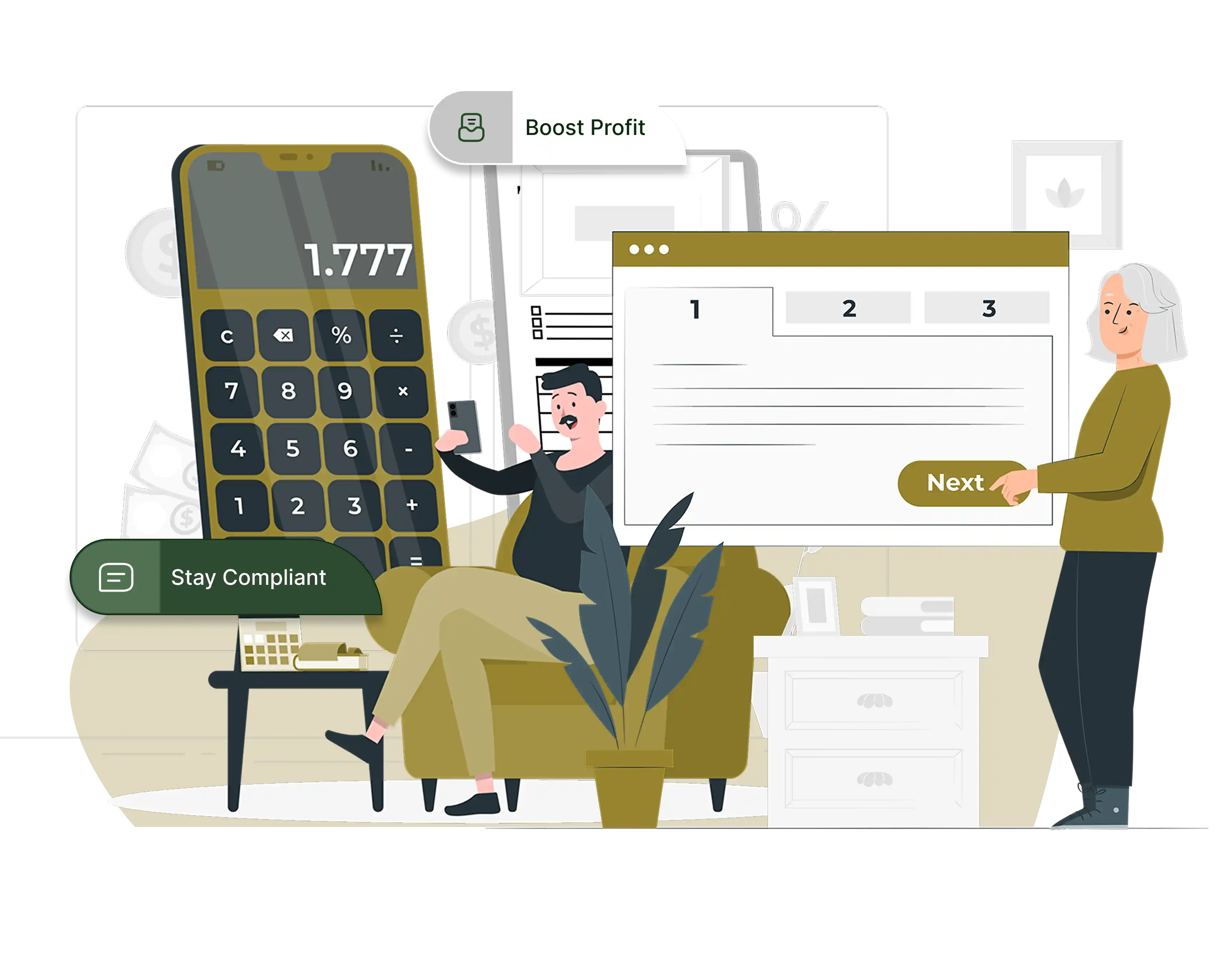 Business advisory illustration